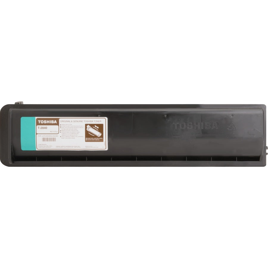 Toshiba T2840 Original Laser Toner Cartridge - Black - 1 Each