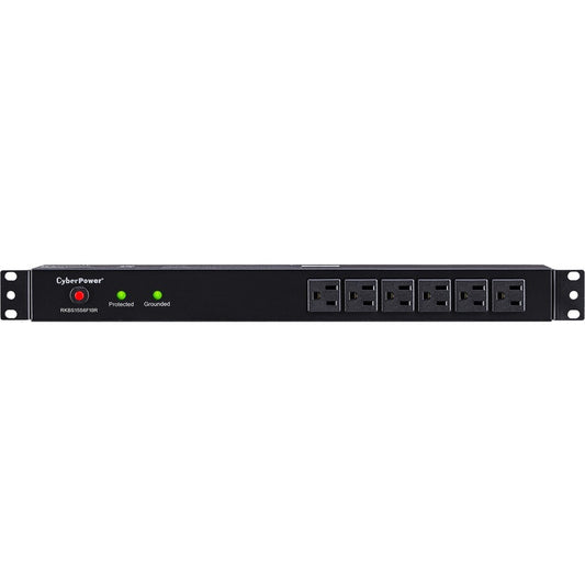 CyberPower Rackbar Surge Suppressor RM 1U RKBS15S6F10R 15A 16-Outlet