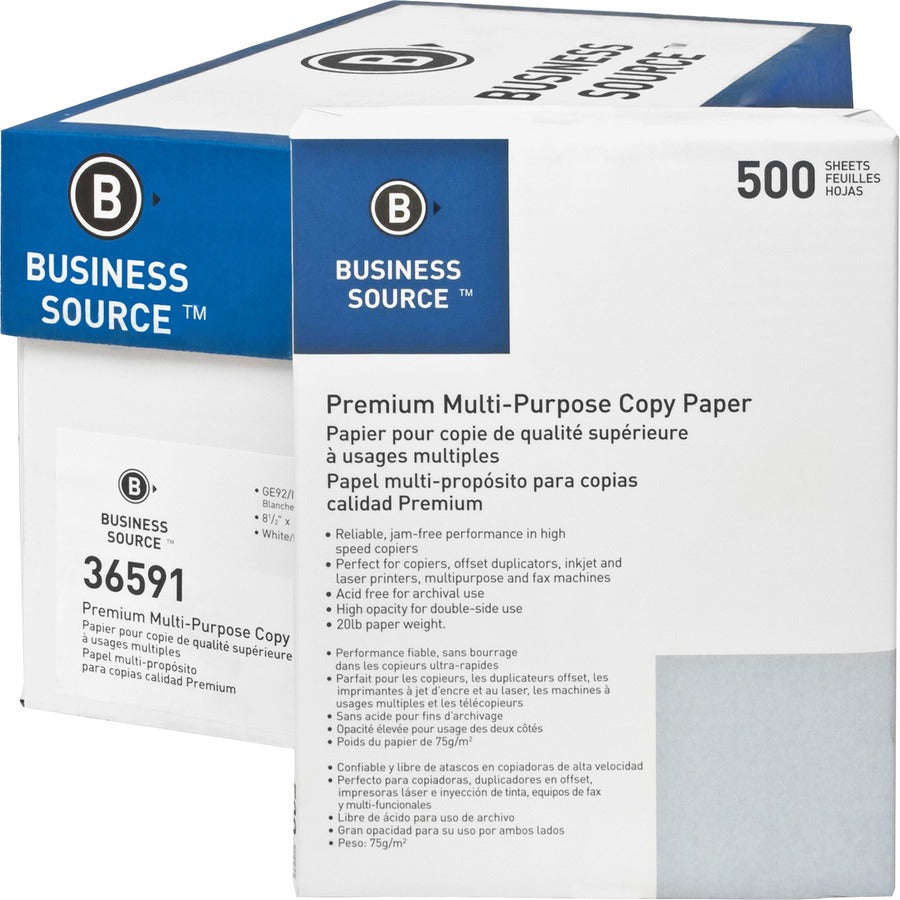 Business Source Premium Multipurpose Copy Paper