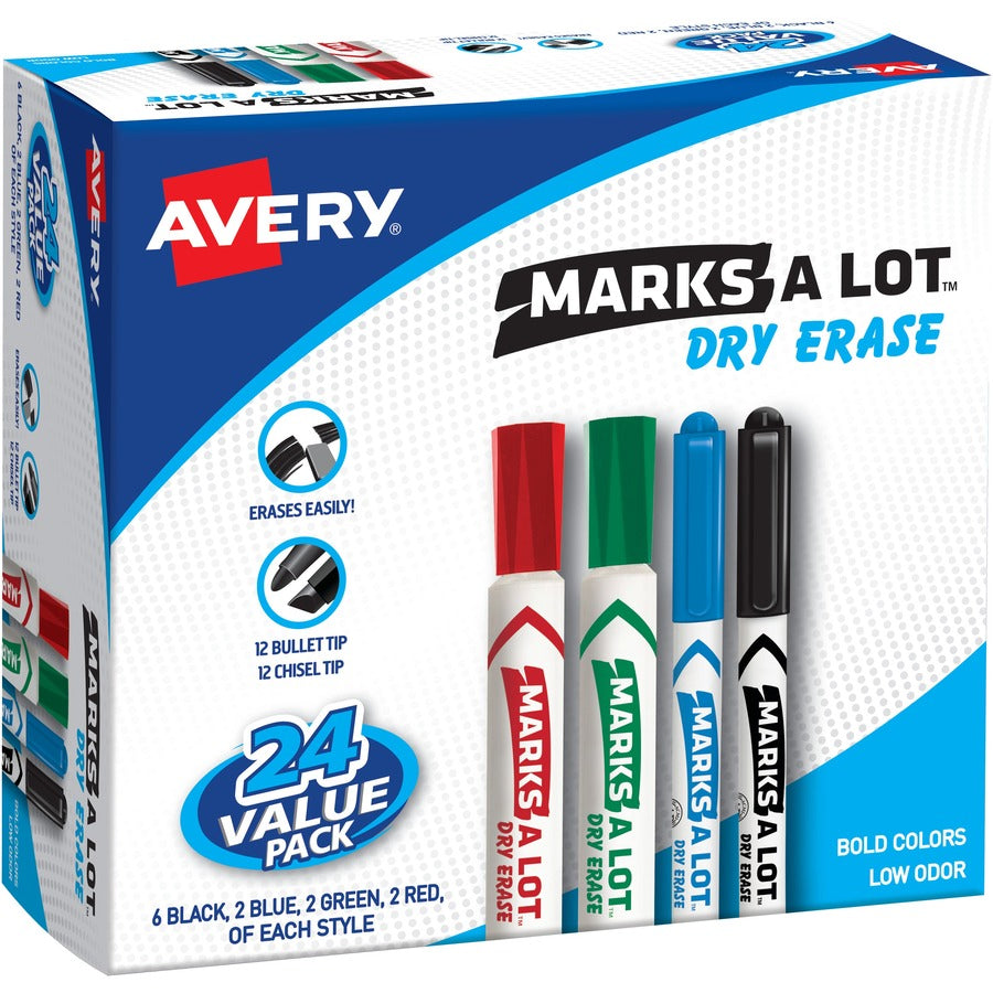 Avery&reg; Desk & Pen-Style Dry Erase Markers