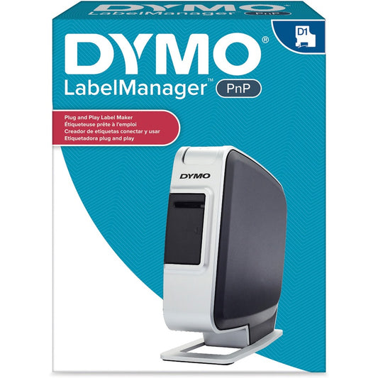 Dymo LabelManager Thermal Transfer Printer - Label Print - Battery Included - With Cutter - Black Silver