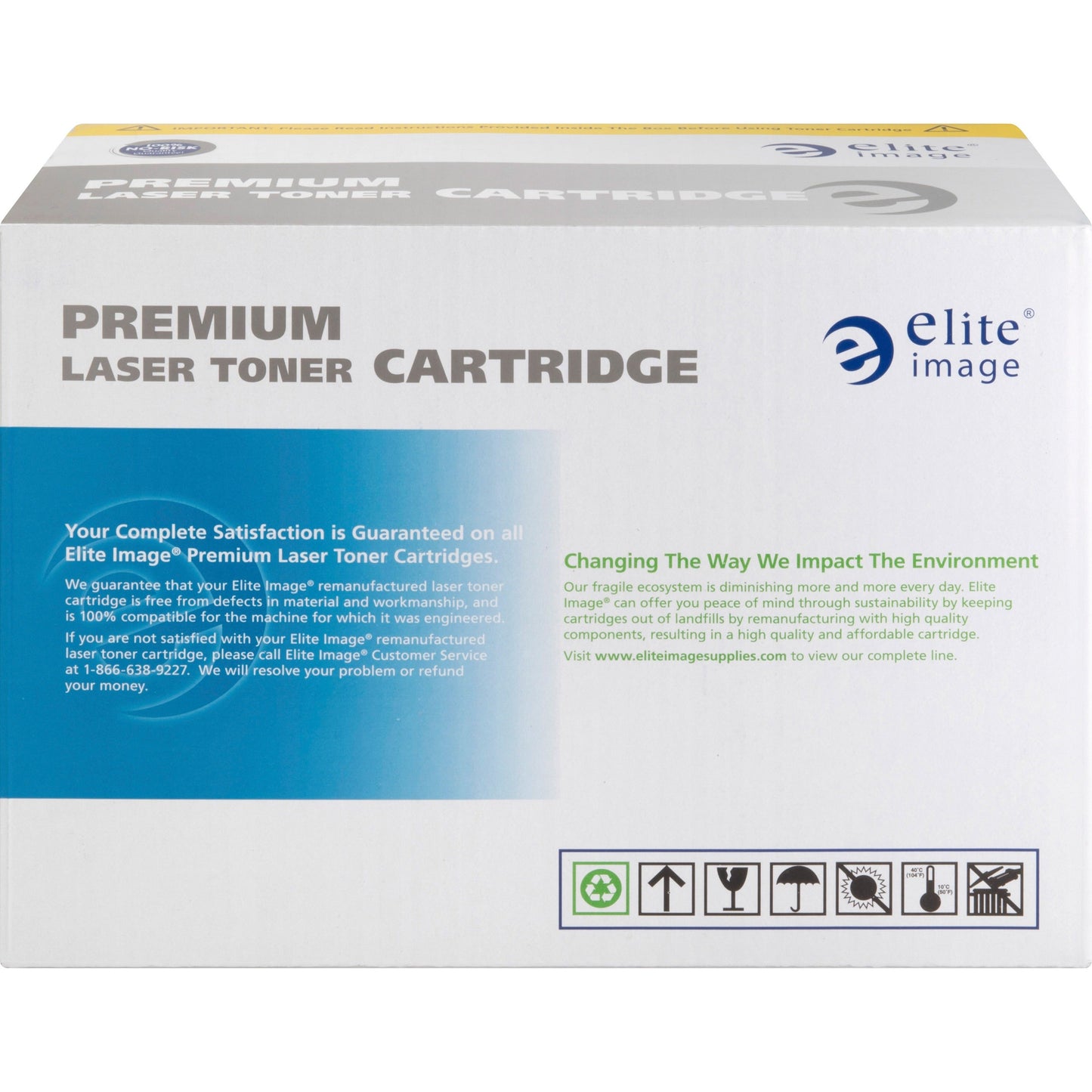 Elite Image Remanufactured Laser Toner Cartridge - Alternative for HP 55A (CE255A) - Black - 1 Each