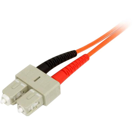 StarTech.com 3m Fiber Optic Cable - Multimode Duplex 50/125 - LSZH - LC/SC - OM2 - LC to SC Fiber Patch Cable