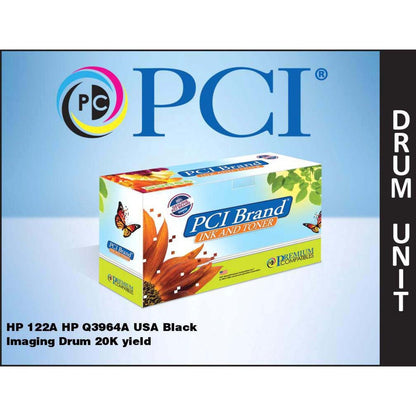 Premium Compatibles HP 122A Q3964A USA Black Imaging Drum 20K Yield Made in the USA for 2550