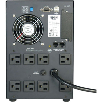 Tripp Lite UPS Smart 1500VA 900W Tower AVR 120V Pure Sine Wave USB DB9 LEDS 8 Outlet