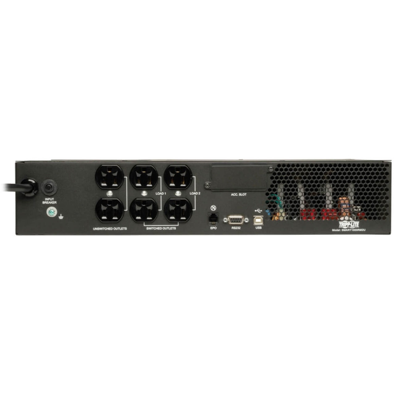 Tripp Lite UPS Smart 1000VA 800W Rackmount AVR 120V Pure Sine Wave USB DB9 SNMP 2URM