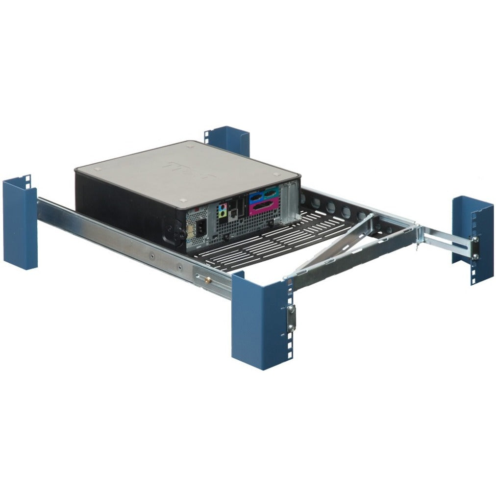 Computer Rack Shelfdeiling Mount Rack Solutions 1U Dry Sliding Computer Shelf with Cable Management Arm ...
