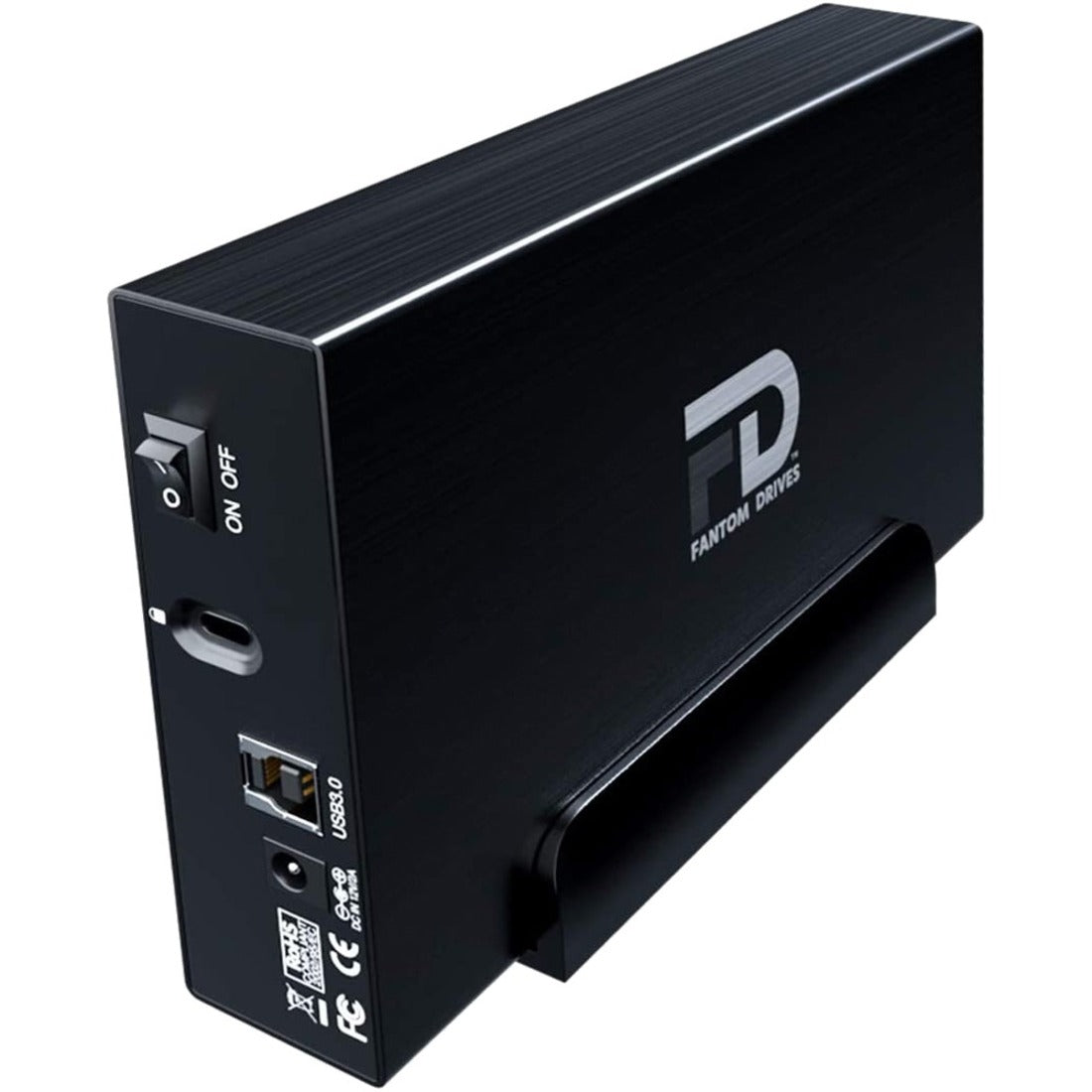 Fantom Drives 1TB External Hard Drive - GFORCE 3 - 32MB Cache USB 3 Aluminum Black GF3B1000U32