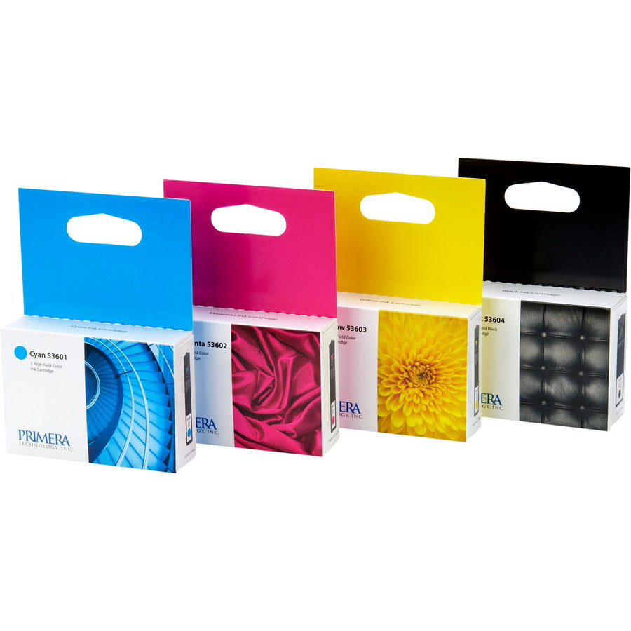 Primera 53606 Original Inkjet Ink Cartridge - Black Cyan Yellow Magenta - 4 / Pack