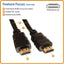 Tripp Lite High Speed HDMI Cable with Ethernet UHD 4K Digital Video with Audio (M/M) 16 ft. (4.88 m)