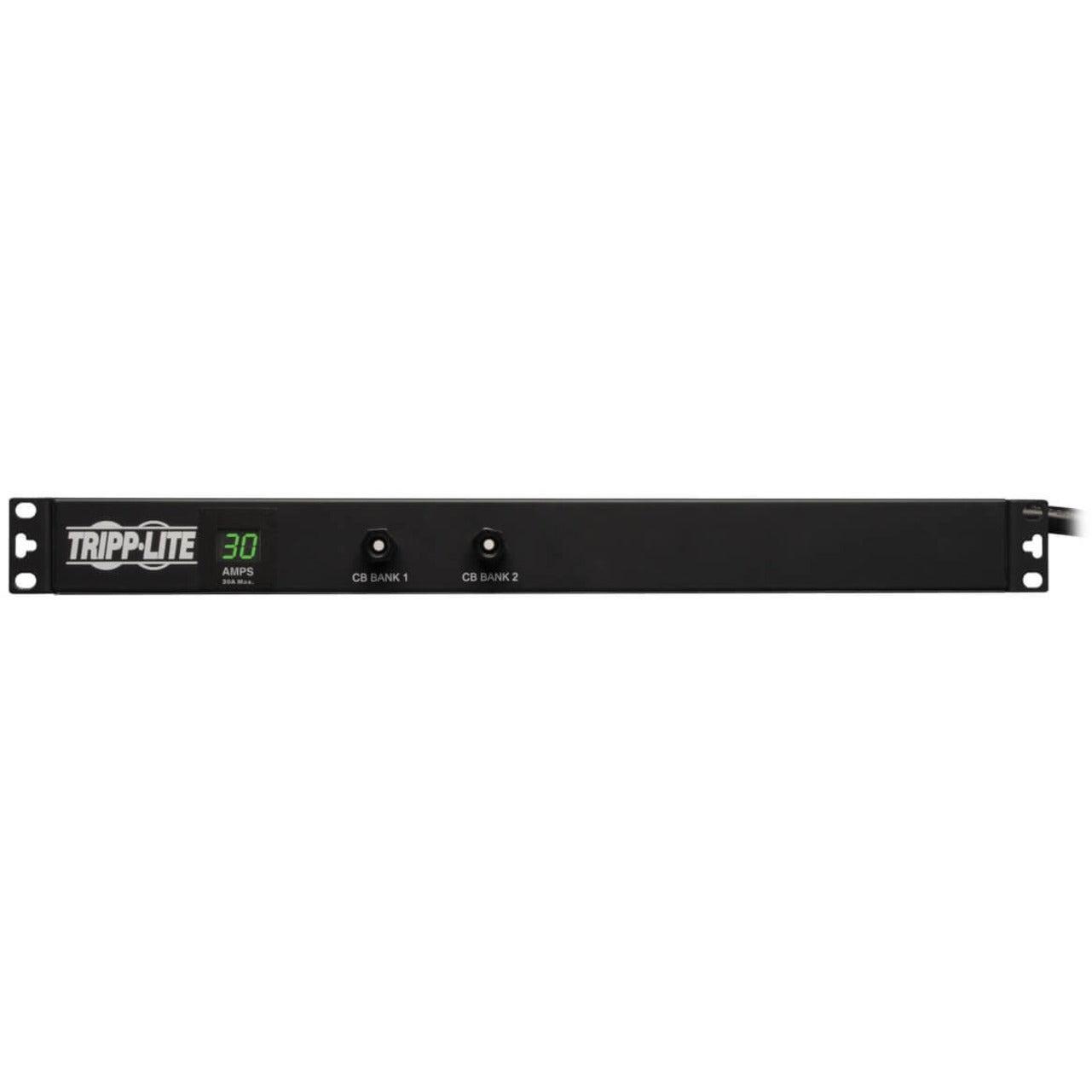 Tripp Lite PDU 2.9kW Single-Phase Local Metered PDU 120V Outlets (12 5-15/20R) L5-30P 15 ft. (4.57 m) Cord 1U Rack-Mount