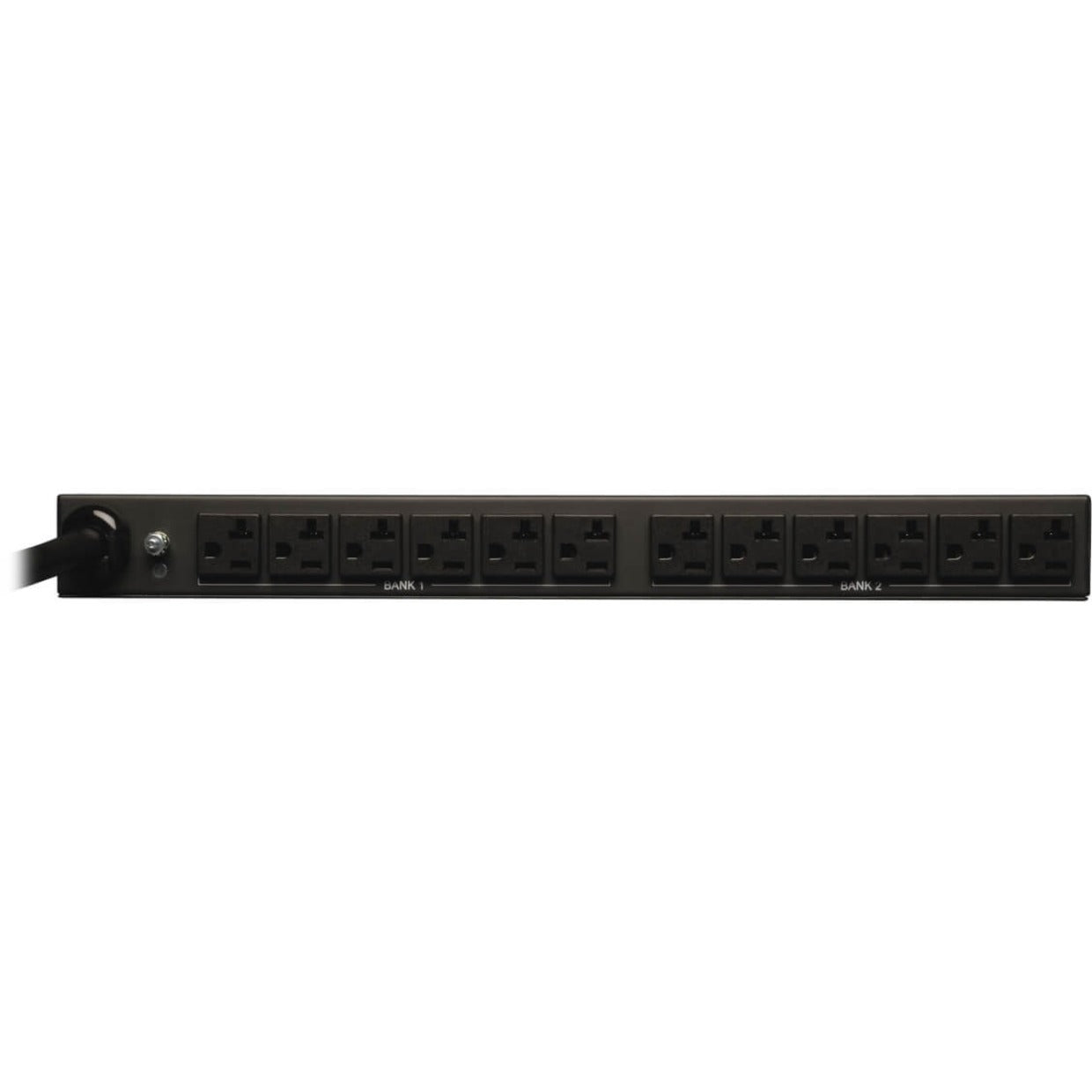 Tripp Lite PDU 2.9kW Single-Phase Local Metered PDU 120V Outlets (12 5-15/20R) L5-30P 15 ft. (4.57 m) Cord 1U Rack-Mount