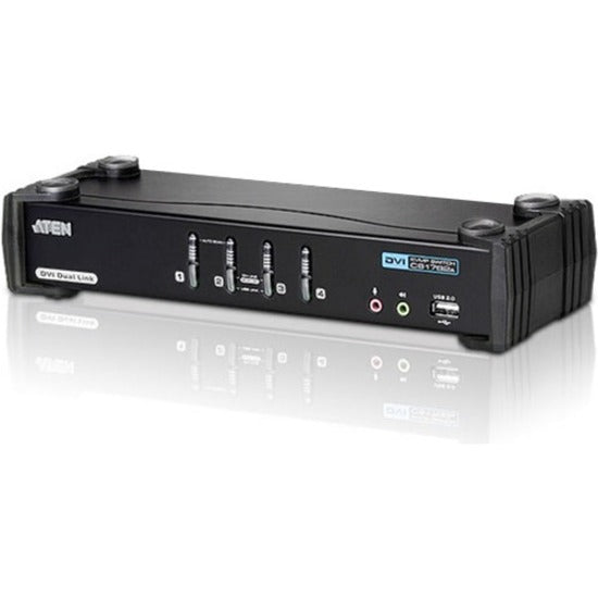 4PORT DUALLINK DVI CS1784A KVM 