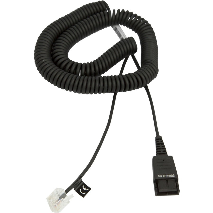 ADAPTER QD TO RJ-45 COILED CORD
