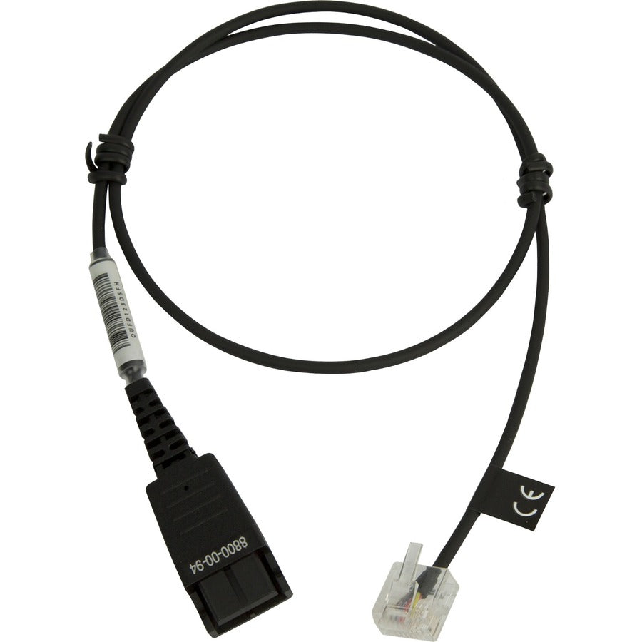 Jabra 8800-00-94 Quick Disconnect to RJ-45 Cable Adapter