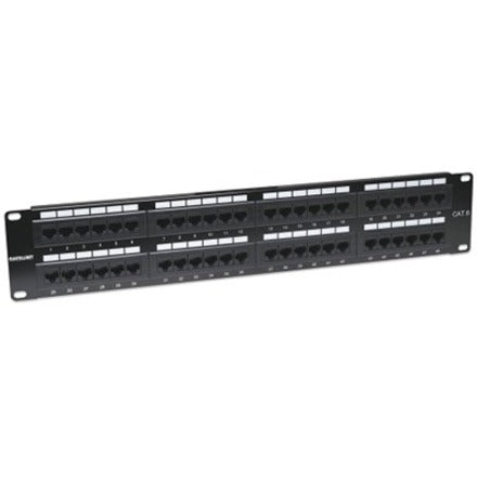 Intellinet Network Solutions 48-Port Rackmount Cat6 UTP 110/Krone Patch Panel 2U