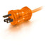 C2G 75ft 16 AWG Hospital Grade Power Extension Cord (NEMA 5-15P to NEMA 5-15R) - Orange