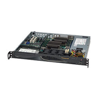 NR BLACK 1U 512 CHASSIS W/ 600 