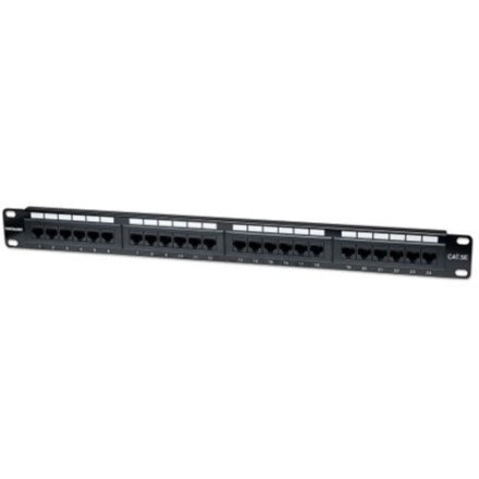Intellinet Network Solutions 24-Port Rackmount Cat5e UTP 110/Krone Patch Panel 1U