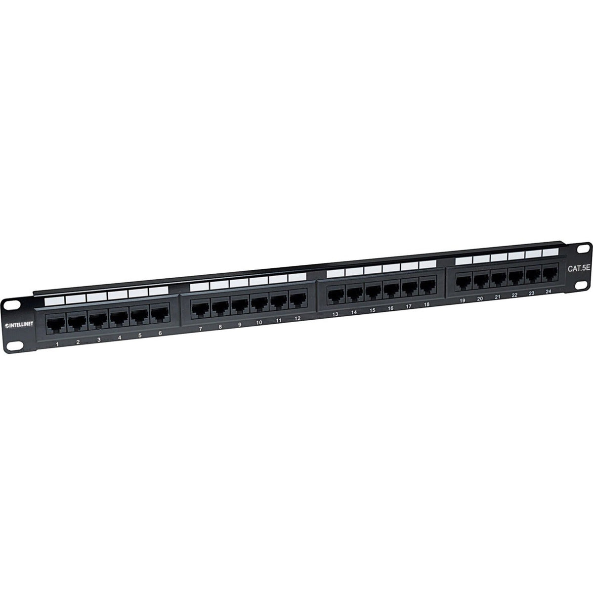 Intellinet Network Solutions 24-Port Rackmount Cat5e UTP 110/Krone Patch Panel 1U