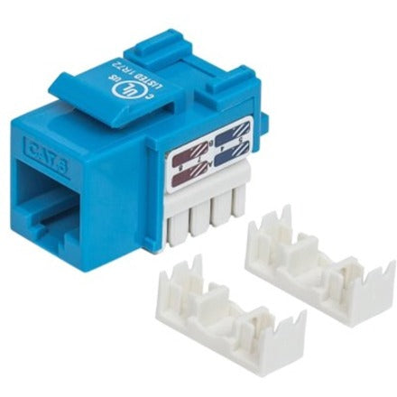 Intellinet Network Solutions Cat6 Keystone Jack UTP Punch-Down Blue