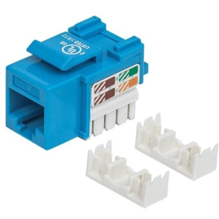 Intellinet Network Solutions Cat5e Keystone Jack UTP Punch-Down Blue