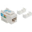 Intellinet Network Solutions Cat6 Keystone Jack UTP Punch-Down White