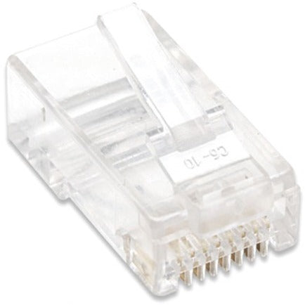 Intellinet Network Solutions Cat5e RJ45 Modular Plugs 2-Prong UTP For Stranded Wire 100 Plugs in Jar