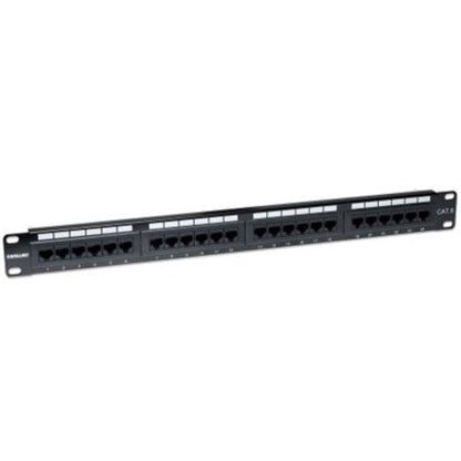 Intellinet Network Solutions 24-Port Rackmount Cat6 UTP 110/Krone Patch Panel 1U