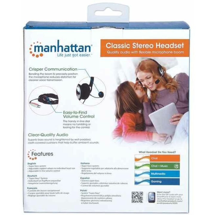 Manhattan Classic Stereo Headset