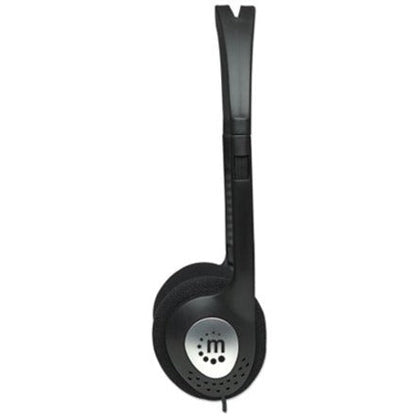 Manhattan Lightweight Stereo Headphones with Cushioned Earpads