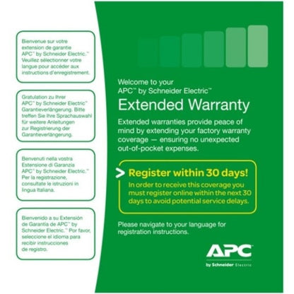 APC by Schneider Electric Warranty/Support - Extended Warranty - 1 Year - Warranty