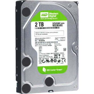 WD Caviar Green WD20EARX 2 TB Hard Drive - 3.5" Internal - SATA (SATA/600)