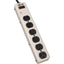 Tripp Lite 6-Outlet Commercial-Grade Surge Protector 6 ft. (1.83 m) Cord 900 Joules 12.5-in. length