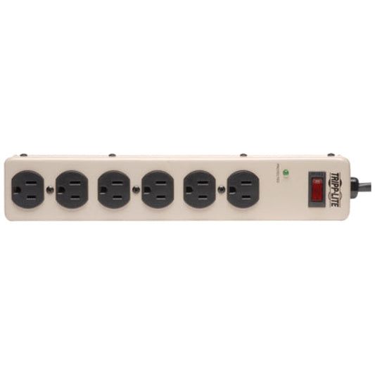 Tripp Lite 6-Outlet Commercial-Grade Surge Protector 6 ft. (1.83 m) Cord 900 Joules 12.5-in. length