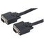 Manhattan SVGA HD15 Male to HD15 Female Monitor Cable 50' Black