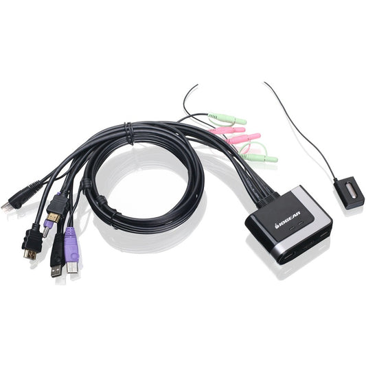 2PORT HD KVM SWITCH WITH AUDIO 