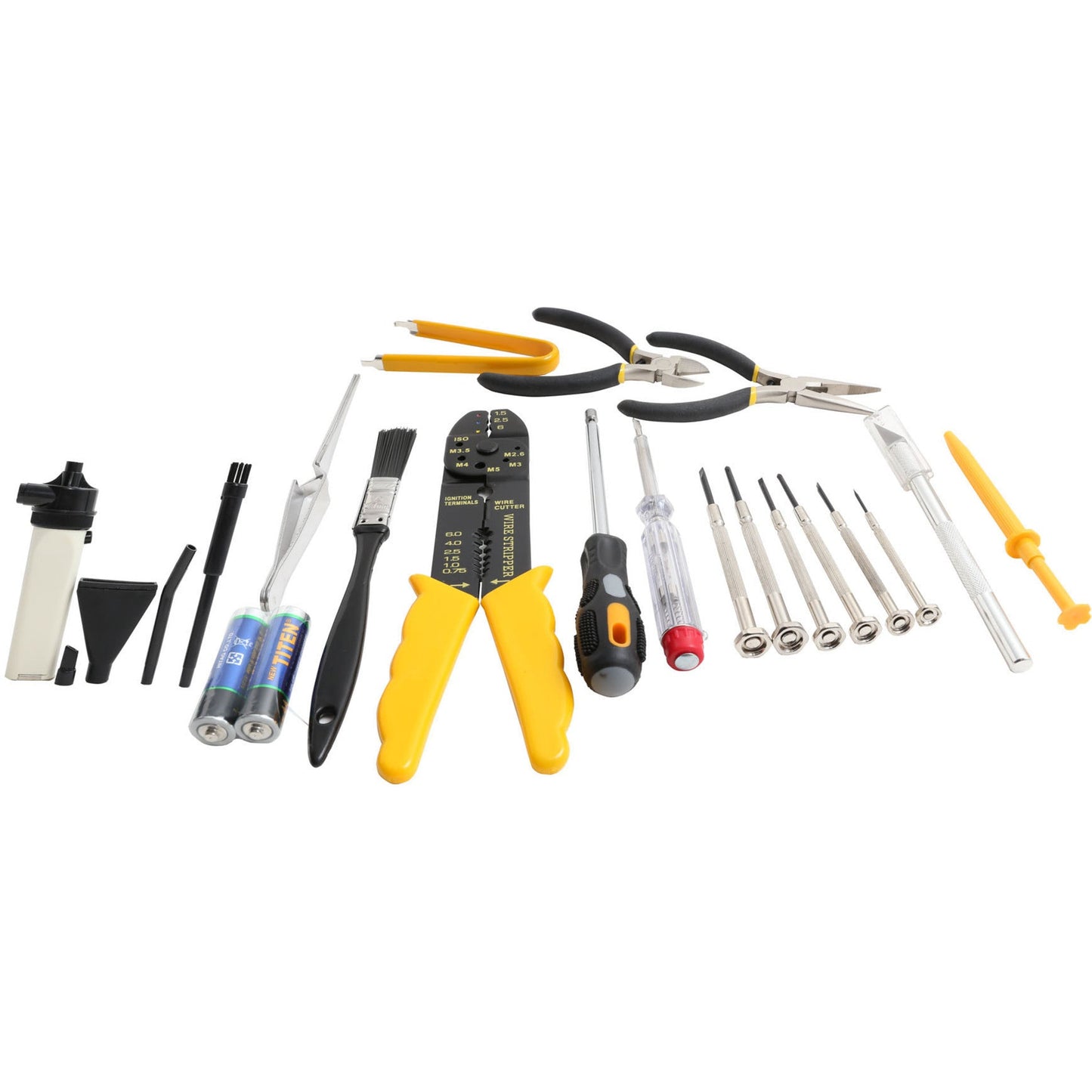 SYBA Multimedia 145 Piece Computer Electronic Tool Kit with Wire Cutter