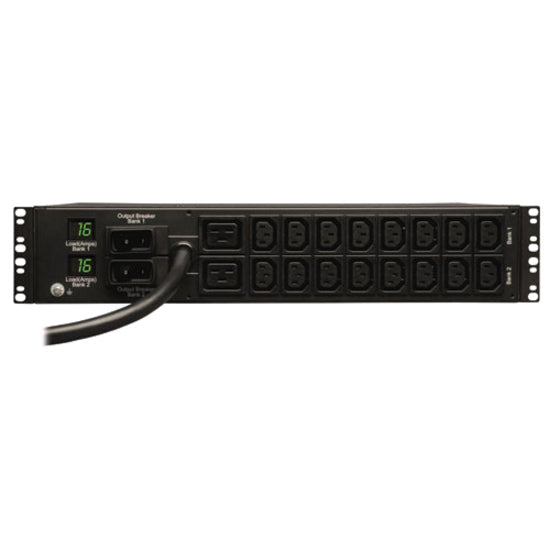 Tripp Lite PDU Metered 230V 32A 7.3kW 16 C13; 2 C19 IEC-309 Horizontal 2URM