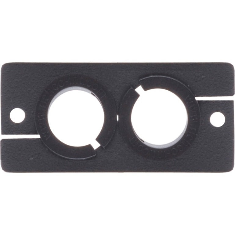 Kramer Wall Plate Insert - Dual Cable Pass-Through