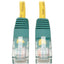 Tripp Lite Cat5e 350 MHz Crossover Molded (UTP) Ethernet Cable (RJ45 M/M) PoE Yellow 25 ft. (7.62 m)