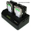 StarTech.com 4-Bay Hard Drive Duplicator and Eraser External HDD/SSD Cloner / Copier / Wiper Tool USB 3.0/eSATA to SATA Docking Station