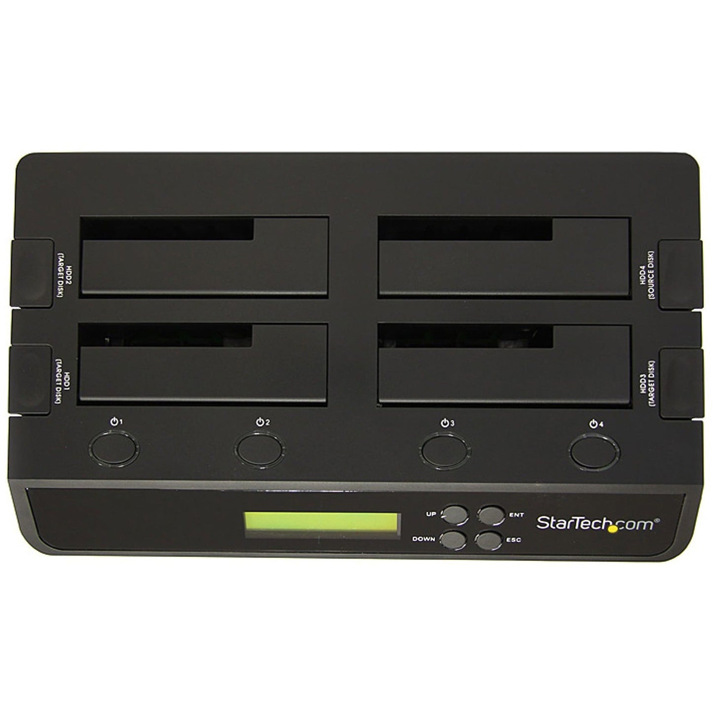 StarTech.com 4-Bay Hard Drive Duplicator and Eraser External HDD/SSD Cloner / Copier / Wiper Tool USB 3.0/eSATA to SATA Docking Station