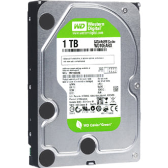 WD Caviar Green WD10EARX 1 TB Hard Drive - 3.5" Internal - SATA (SATA/600)