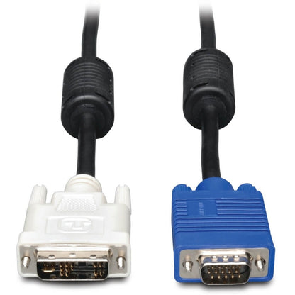 Tripp Lite DVI to VGA High-Resolution Adapter Cable with RGB Coaxial (DVI-A to HD15 M/M) 6 ft. (1.8 m)