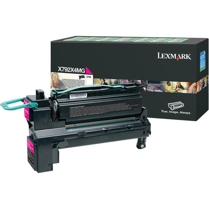 Lexmark X792X4MG Original Extra High Yield Laser Toner Cartridge - Magenta - 1 Each