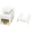 On-Q Quick Connect Cat 5e RJ45 Keystone Insert White (M10)