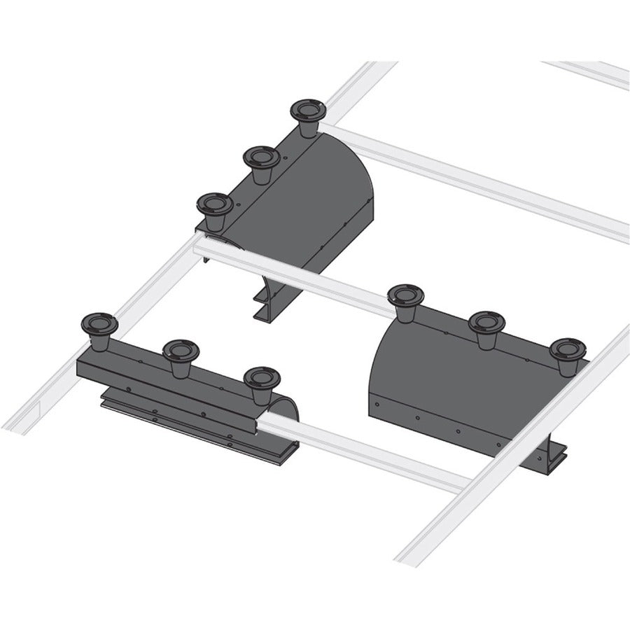 Middle Atlantic Ladder End Drop with Spools 17 Inches Wide