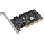 SYBA Multimedia 4 Channels PCI Serial ATA II Raid Host Controller Card