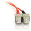 C2G-1m SC-SC 50/125 OM2 Duplex Multimode Fiber Optic Cable (TAA Compliant) - Orange